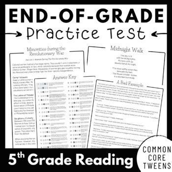 Document Name. . 5th grade reading eog practice test nc